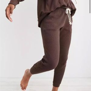 Aerie waffle joggers